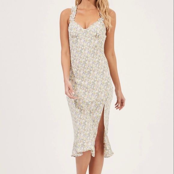 COPY - ASTR The Label floral dress. Size M. Worn once. - Picture 2 of 5